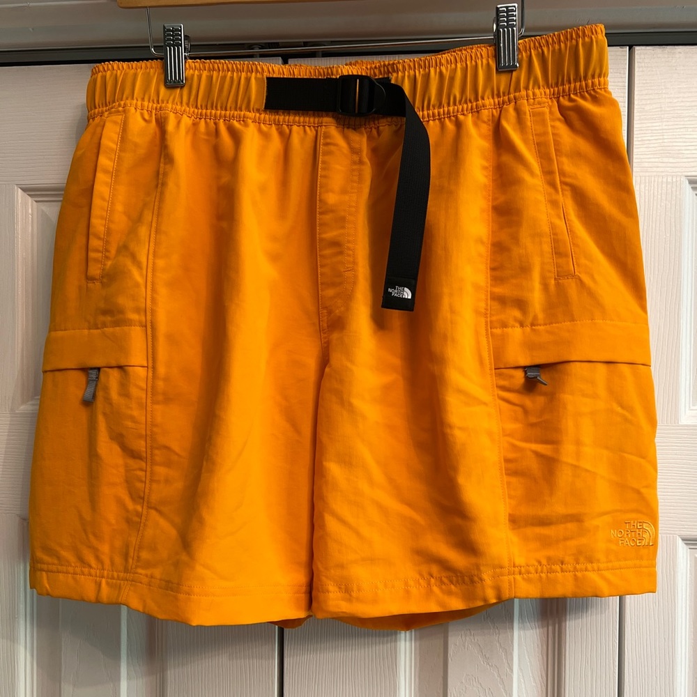 NWOT. The North Face Men’s Swim Trunks. Size L. Orange in color.